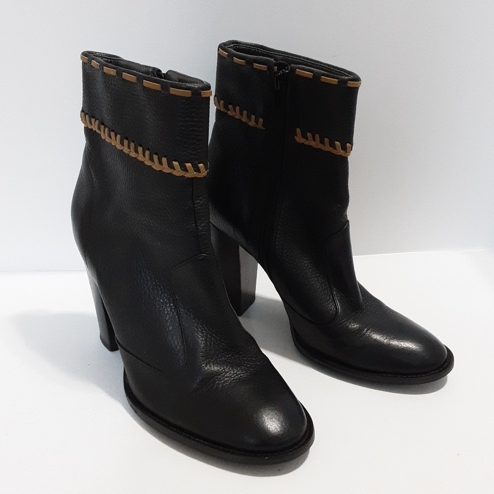 Carlos by Carlos Santana equal women leather boots black 8.5M festival boho Y2K